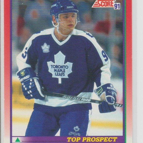 Alexander Godynyuk 1991-92 Score Top Prospect Rookie #281 Toronto Maple Leafs - Picture 1 of 2